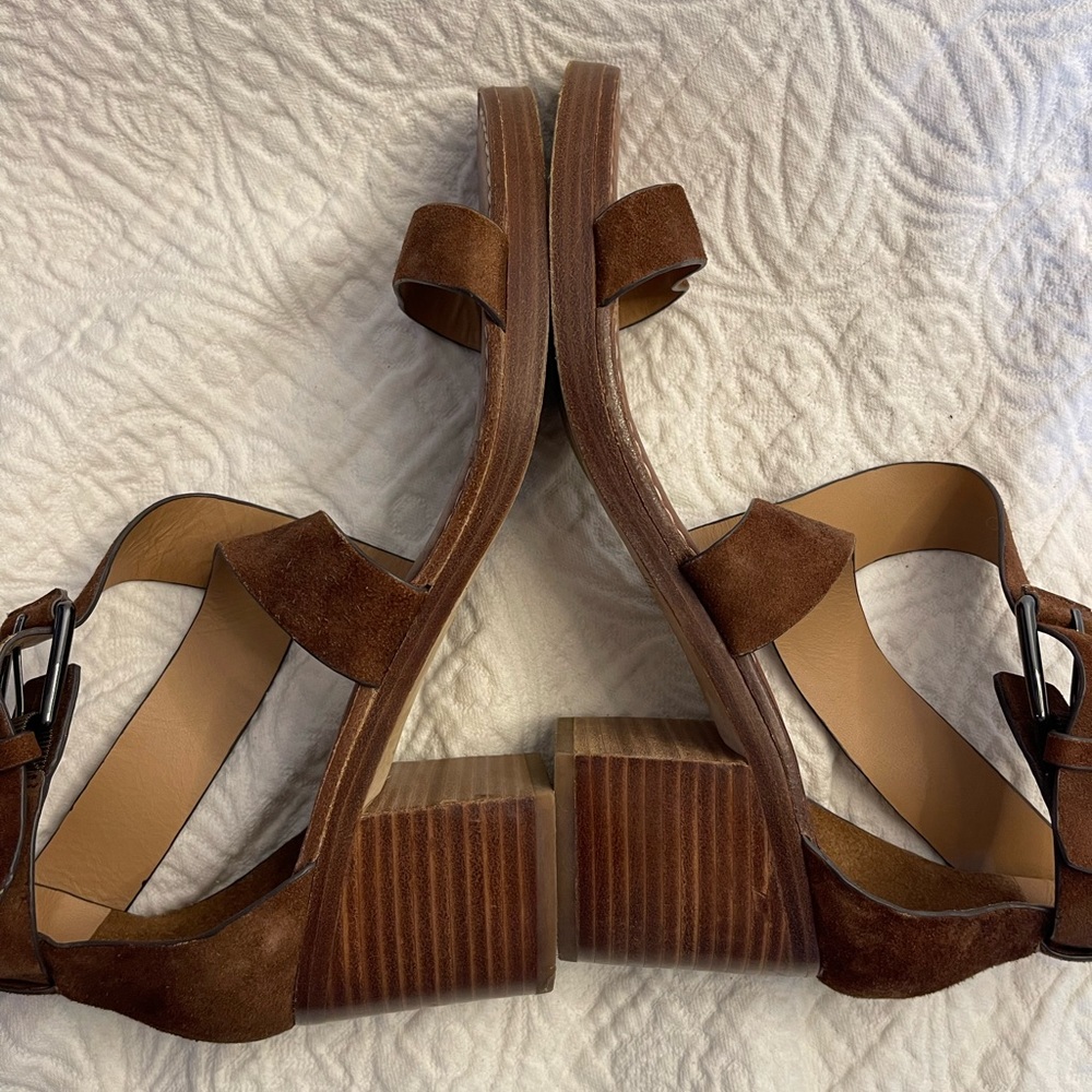 Belle by Sigerson Morrison sandals 8.5 brown leather - Picture 3 of 9
